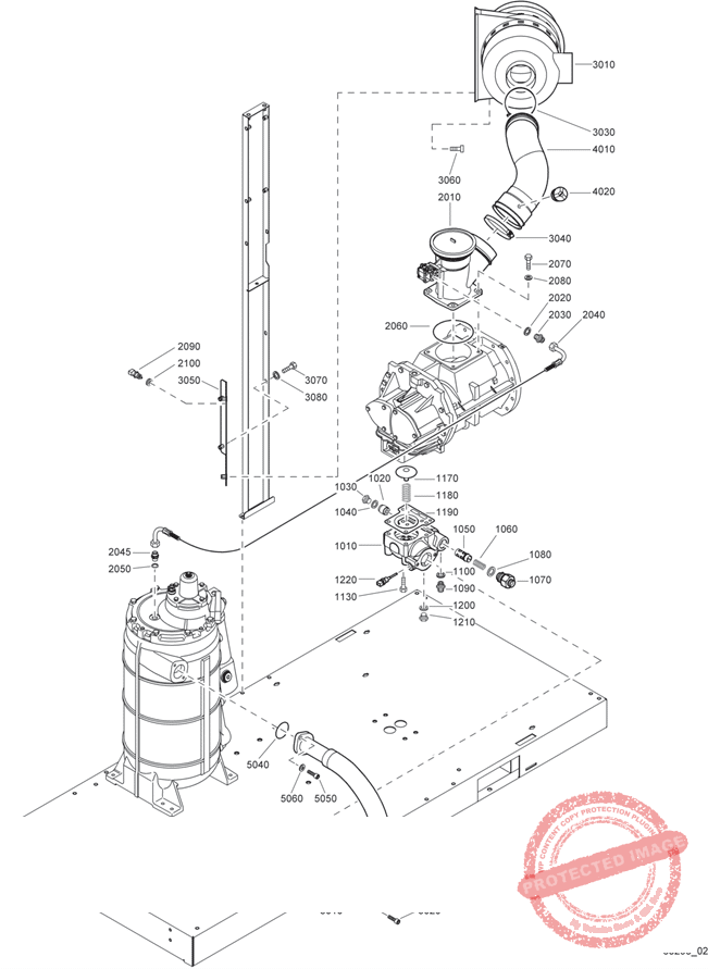 1622185501 Atlas Copco Air Filter Element China Supplier