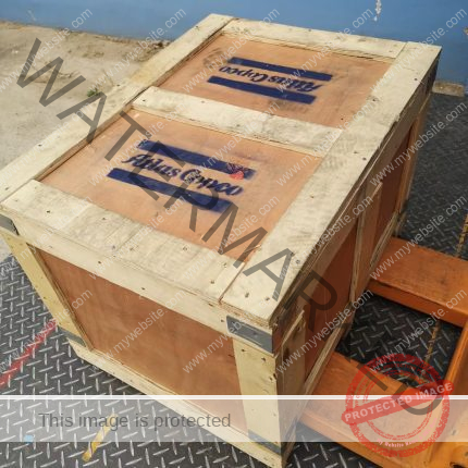 Atlas Copco Air End wooden case packing