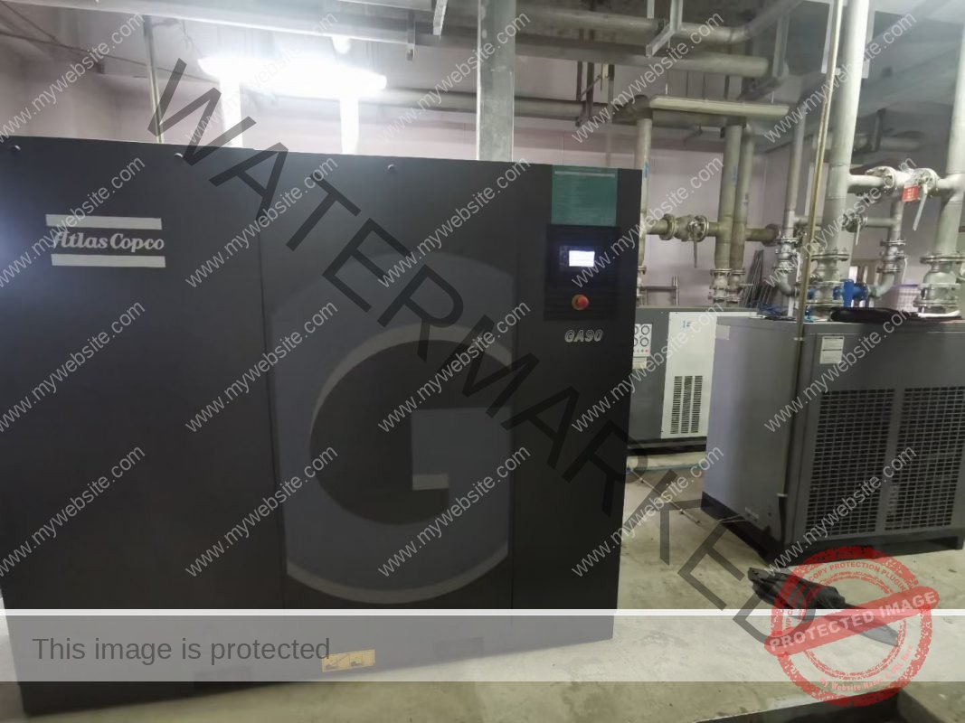 GA90 of Atlas Copco 90kw 120 hp Rotary air compressor