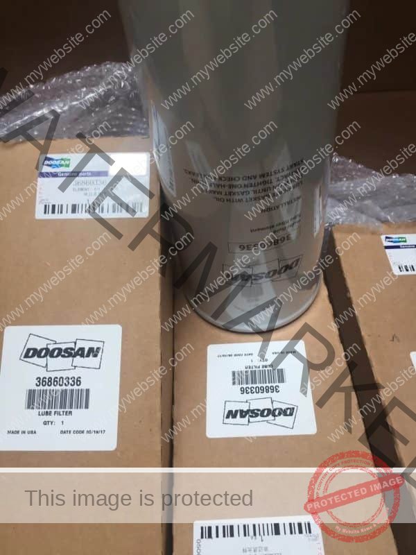 36860336 Doosan ORIGINAL Lube Oil Filter China Supplier