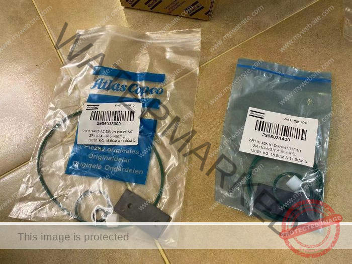 2906 0380 00 Atlas Copco ZR100-425 AC Drain Valve Kit