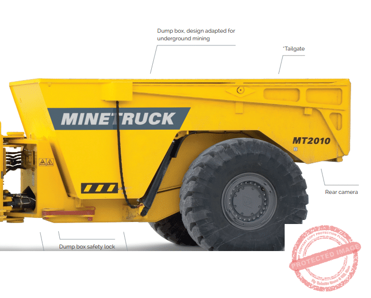 Atlas Copco Minetruck MT2010 Spare Parts Ultimate Catalog