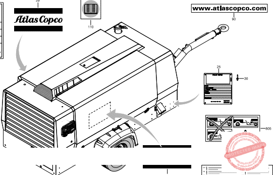 Atlas Copco XATS377 DD-XATS800 DD7 reliable supplier