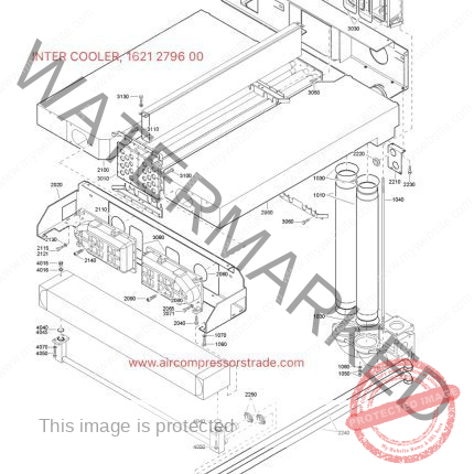 After COOLER 1621279600 Atlas ZR275 Genuine Parts