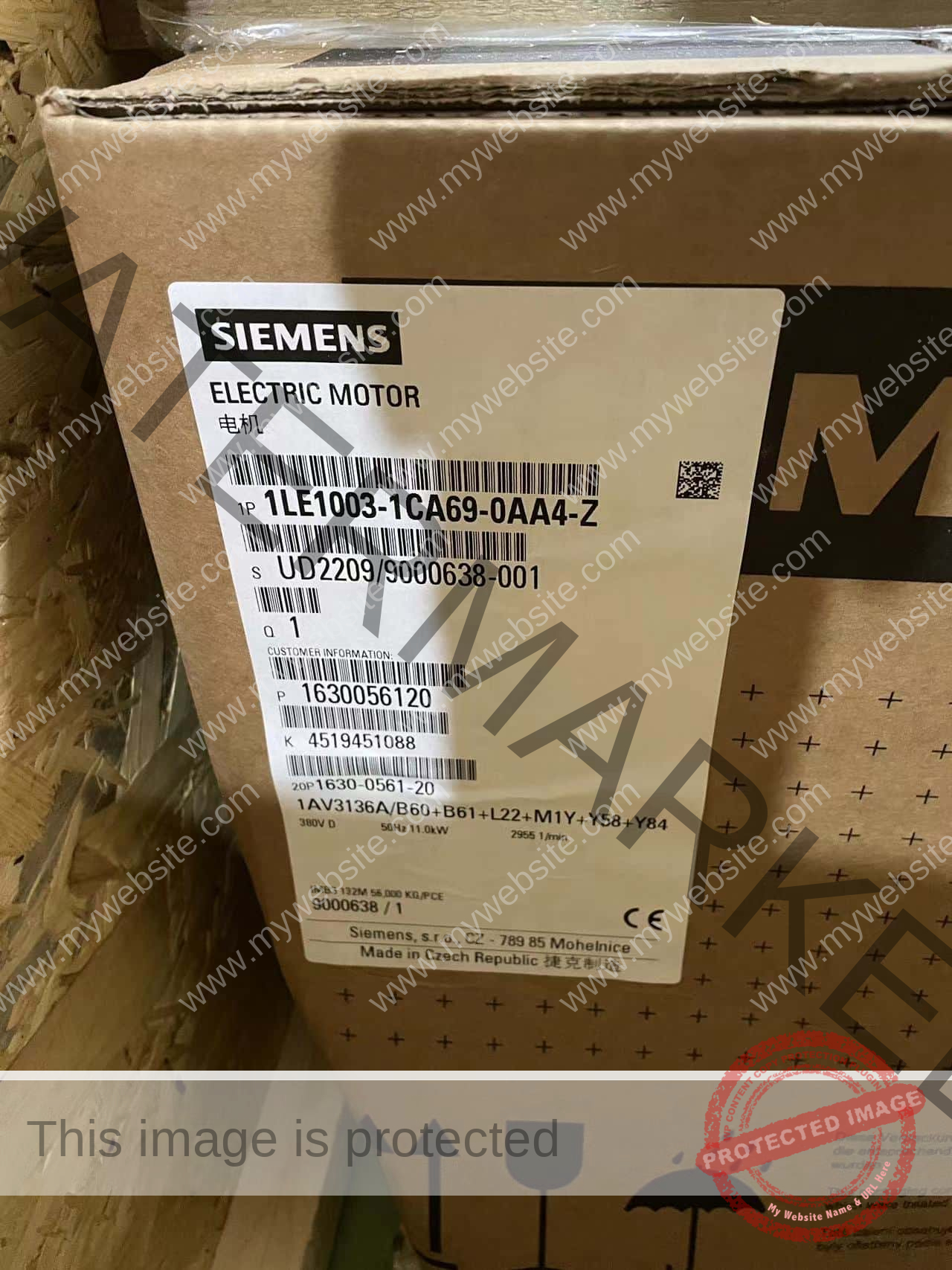 Genuine Siemens Motors for Atlas Copco Compressor