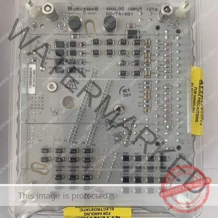 The bottom of Terminal panel CC-TAIX01 HONEYWELL